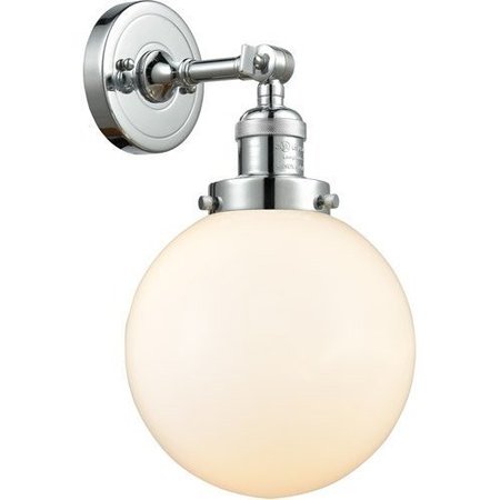 INNOVATIONS LIGHTING One Light Vintage Dimmable Led Semi-Flush Mount 201F-PC-G201-8-LED